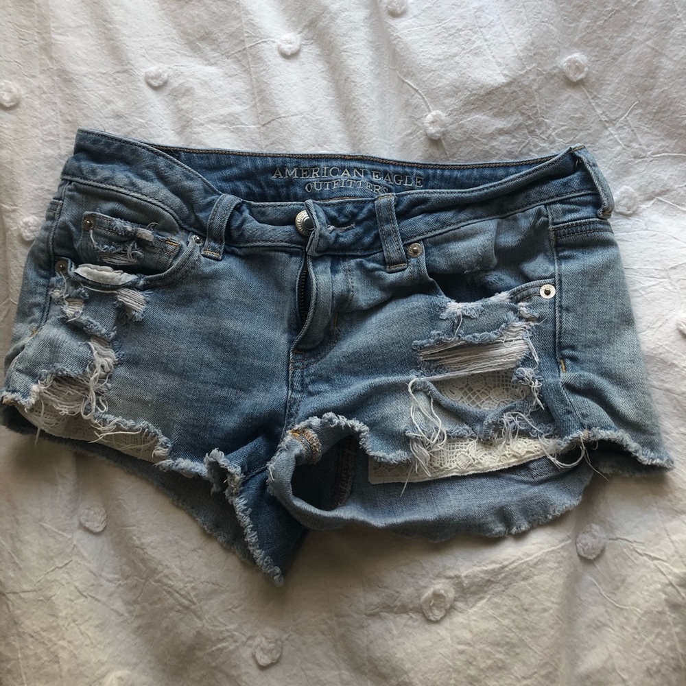 AE Lace Detail Shorts